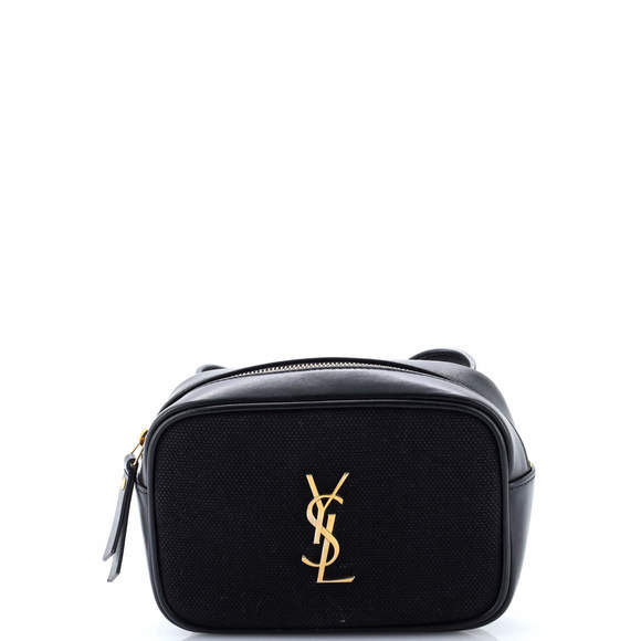 Saint Laurent Lou Belt Bag Canvas with Leather - Picture 1 of 5